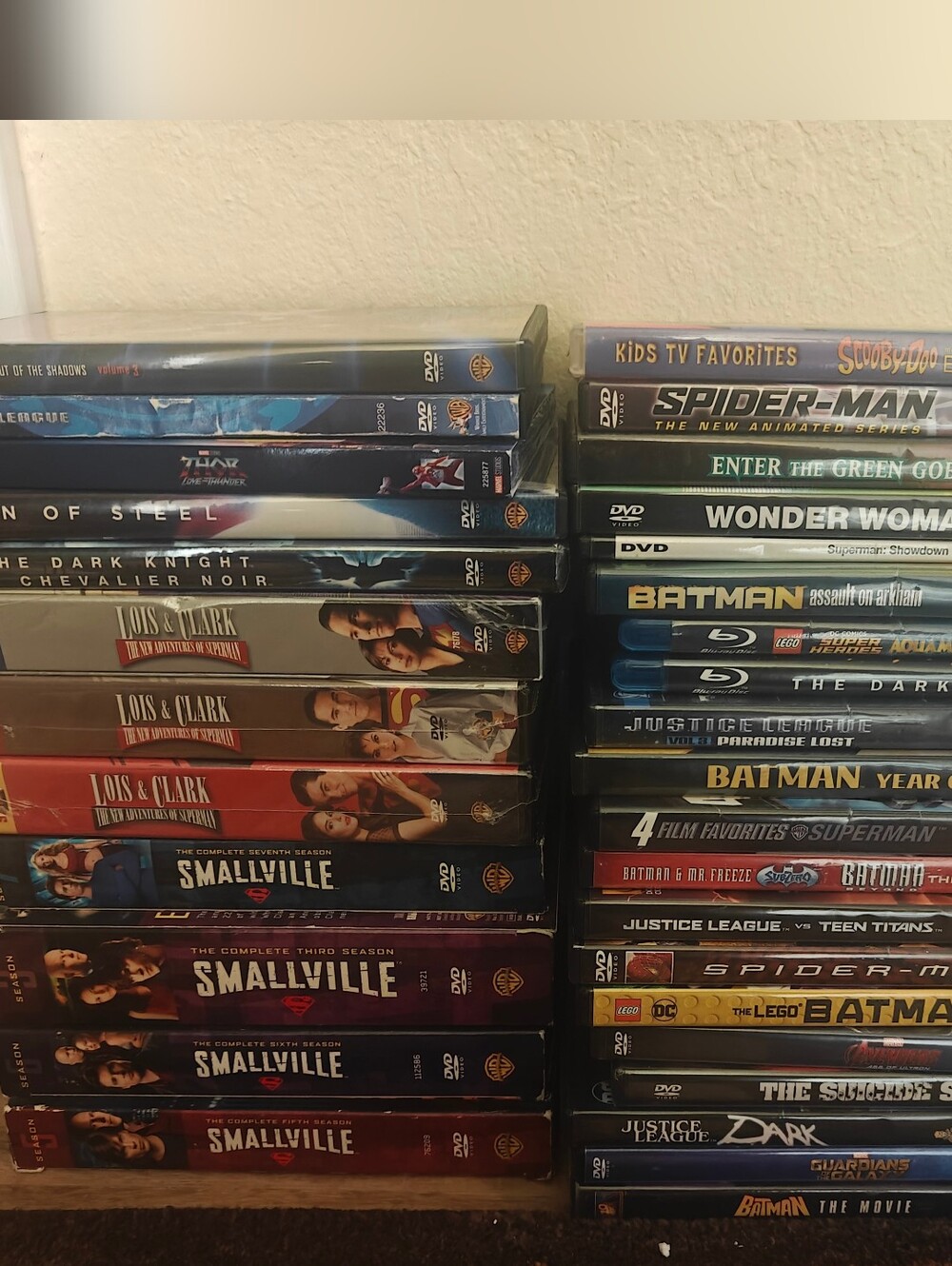 Marvel / DC DVD Blu Ray Collection Lot